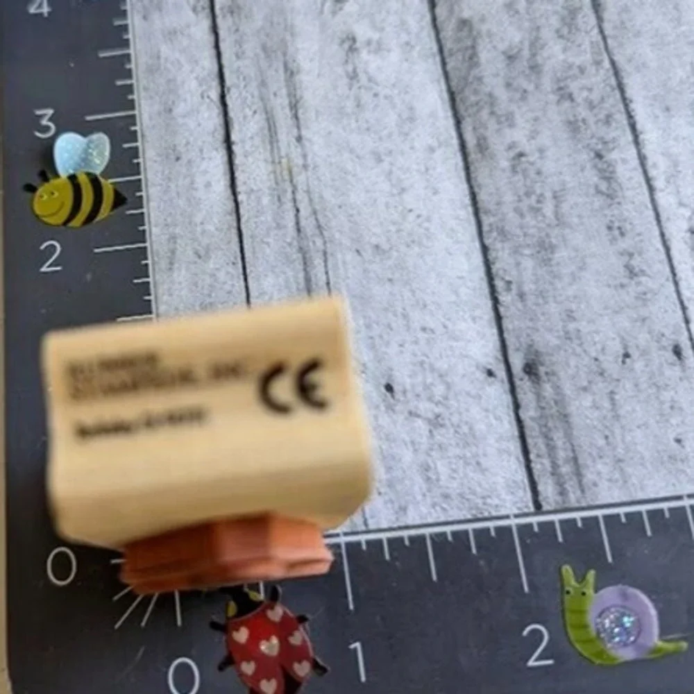 Rubber Stampede Sunflower Pot A2550C Rubber Stamp Wood #C18